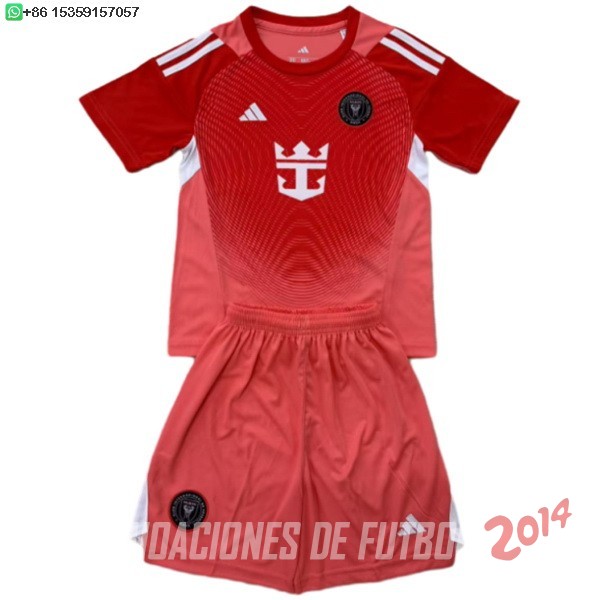 Camiseta Del Conjunto Completo Hombre Inter Miami Portero 2025/2026 Rojo