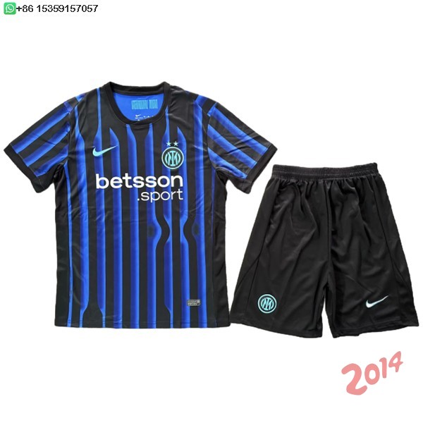 Camiseta Del Conjunto Completo Hombre Inter Milán Primera Concepto 2025/2026