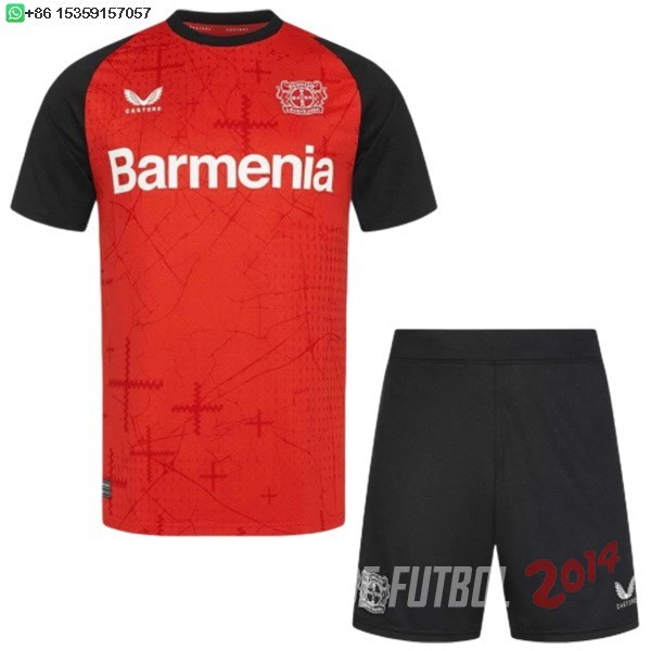 Camiseta Del Conjunto Completo Hombre Leverkusen Primera 2024/2025