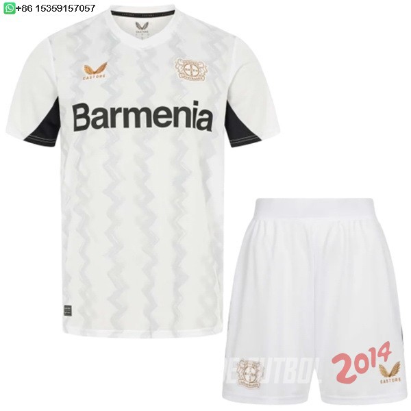 Camiseta Del Conjunto Completo Hombre Leverkusen Segunda 2024/2025