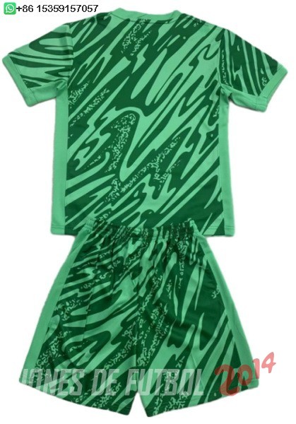 Camiseta Del Conjunto Completo Hombre Paris Saint Germain Portero 2024/2025 Verde