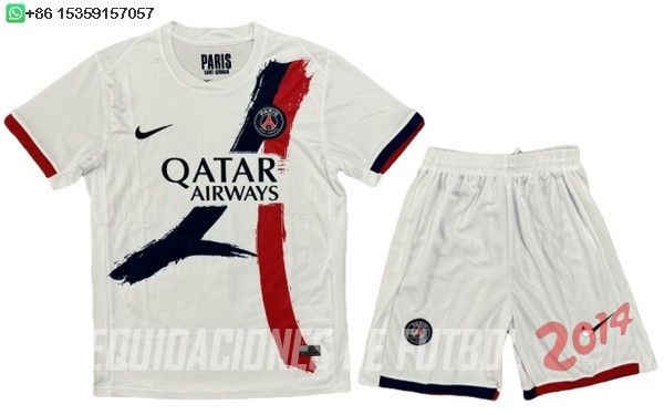 Camiseta Del Conjunto Completo Hombre Paris Saint Germain Segunda 2024/2025