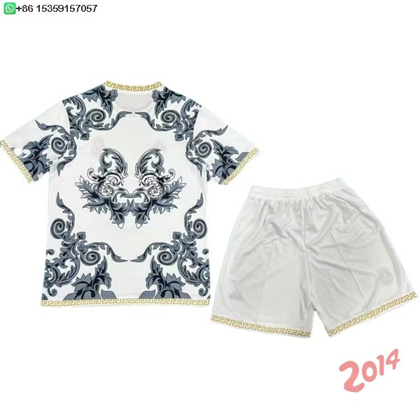 Camiseta Del Conjunto Completo Hombre Real Madrid Especial 2025/2026 Blanco Negro