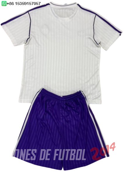 Camiseta Del Conjunto Completo Hombre Real Madrid Especial 2025/2026 Blanco Purpura