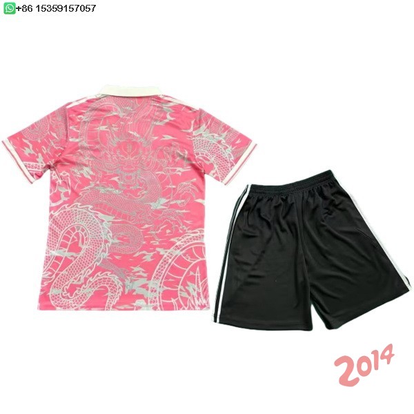 Camiseta Del Conjunto Completo Hombre Real Madrid Especial 2025/2026 Rosa Negro