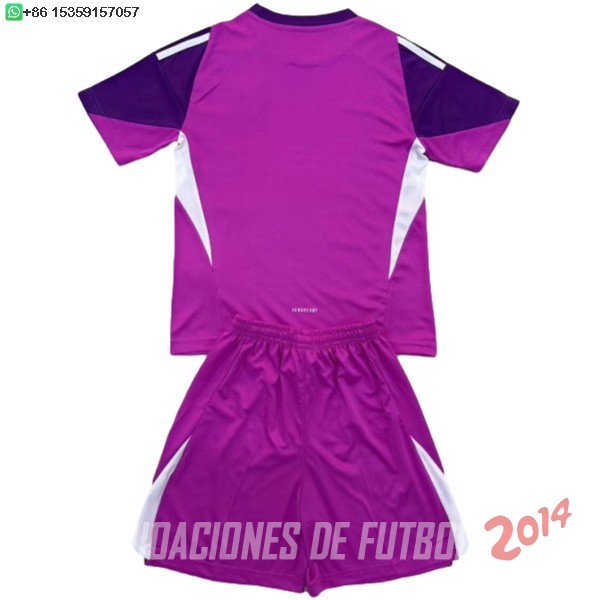 Camiseta Del Conjunto Completo Hombre Real Madrid Portero 2025/2026 Purpura
