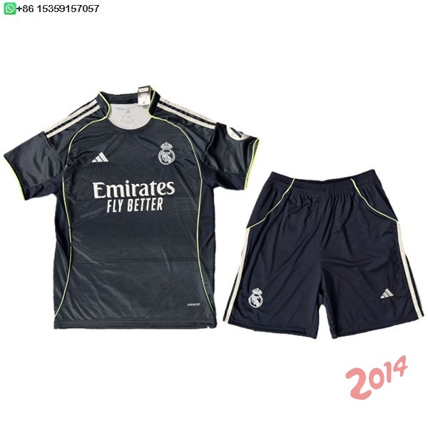 Camiseta Del Conjunto Completo Hombre Real Madrid Segunda Concepto 2025/2026