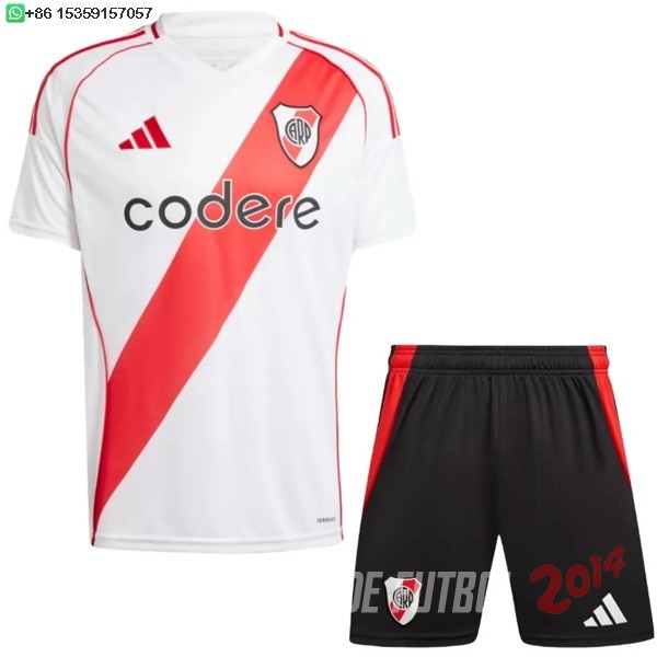 Camiseta Del Conjunto Completo Hombre River Plate Primera 2024/2025