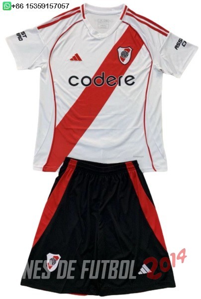Camiseta Del Conjunto Completo Hombre River Plate Primera 2024/2025