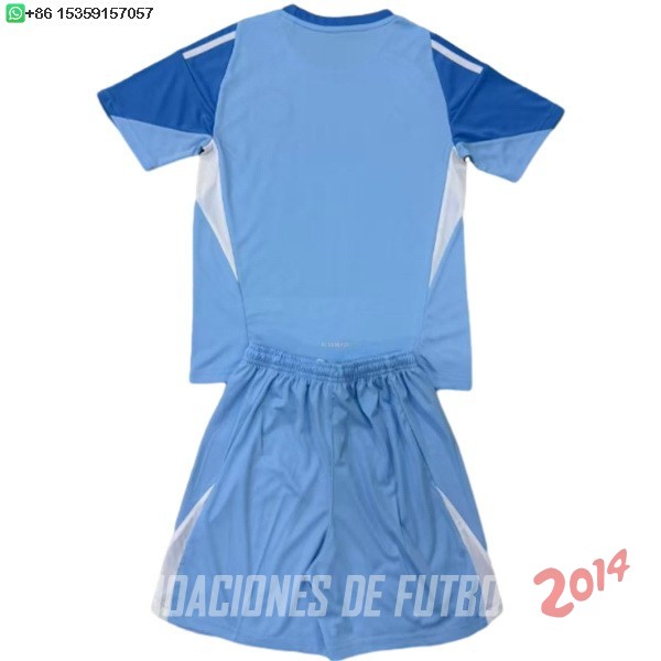 Camiseta Del Conjunto Completo Inter Miami Ninos Portero 2025/2026 Azul