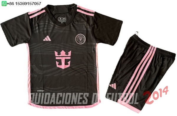 Camiseta Del Conjunto Completo Inter Miami Ninos Segunda 2024/2025