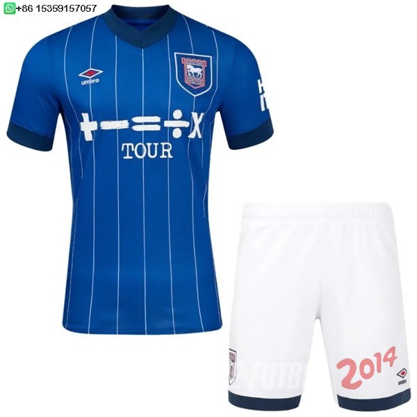 Camiseta Del Conjunto Completo Ipswich Town Nino Primera 2024/2025