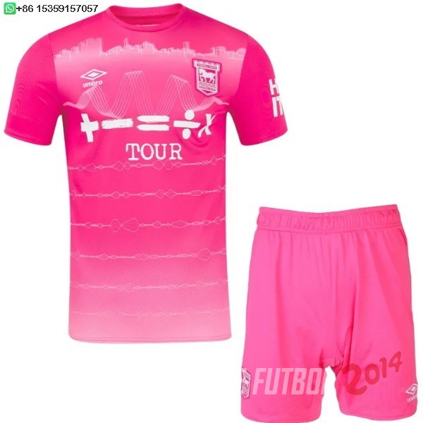 Camiseta Del Conjunto Completo Ipswich Town Ninos Tercera 2024/2025