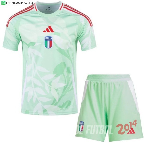 Camiseta Del Conjunto Completo Italia Ninos Segunda 2025