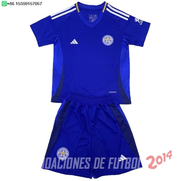 Camiseta Del Conjunto Completo Leicester City Nino Primera 2024/2025