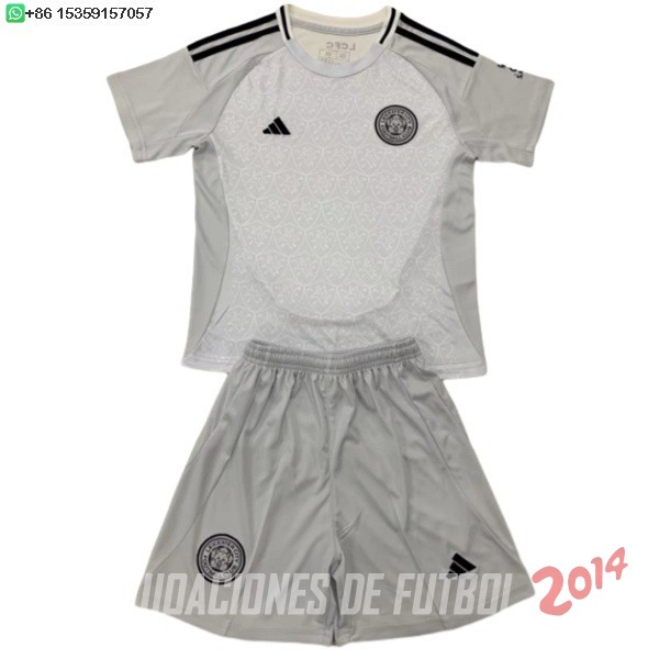 Camiseta Del Conjunto Completo Leicester City Ninos Tercera 2024/2025