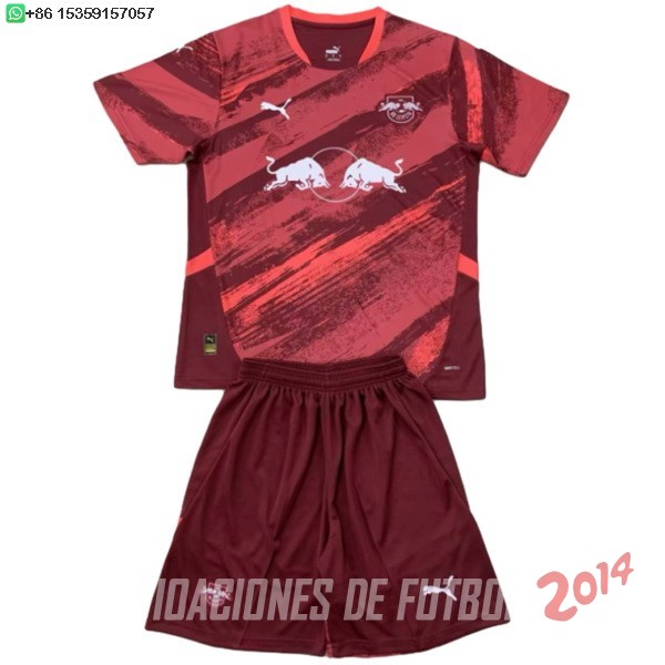 Camiseta Del Conjunto Completo Leipzig Ninos Segunda 2024/2025