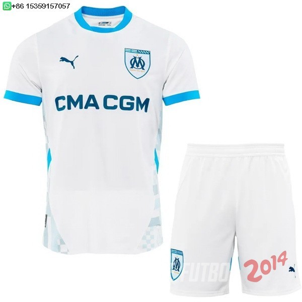 Camiseta Del Conjunto Completo Marsella Nino Primera 2024/2025