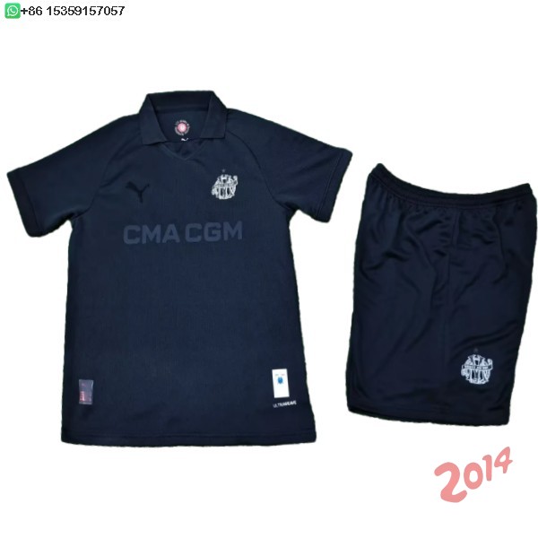 Camiseta Del Conjunto Completo Marsella Ninos Especial 2024/2025 Negro