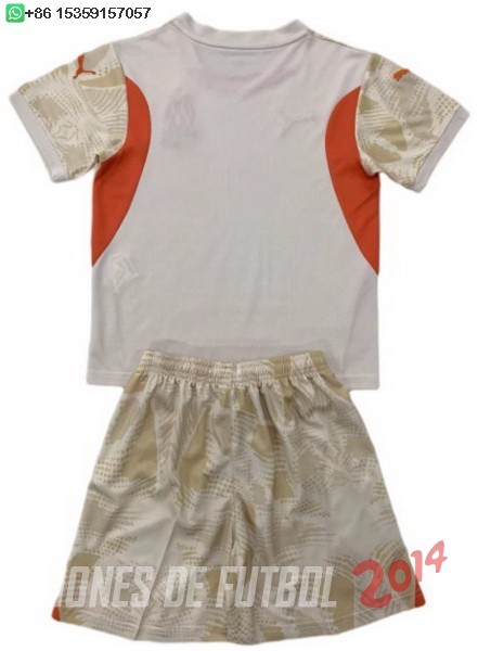 Camiseta Del Conjunto Completo Marsella Ninos Portero 2024/2025 Amarillo