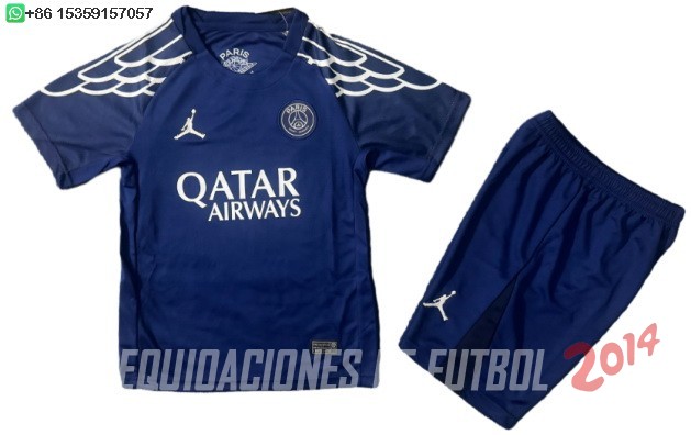 Camiseta Del Conjunto Completo Paris Saint Germain Ninos Fourth 2024/2025