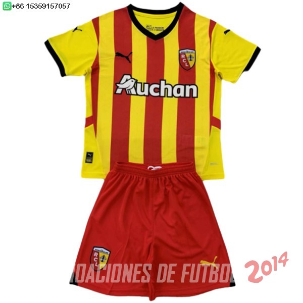 Camiseta Del Conjunto Completo RC Lens Nino Primera 2024/2025