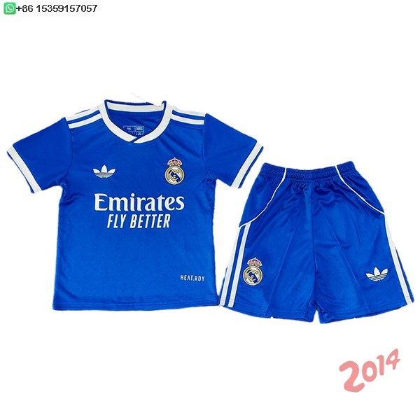 Camiseta Del Conjunto Completo Real Madrid Ninos Tercera 2025/2026
