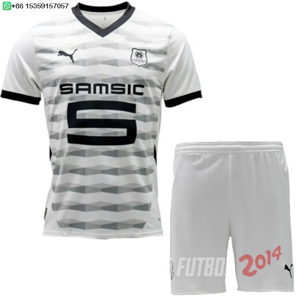 Camiseta Del Conjunto Completo Rennais Ninos Segunda 2024/2025