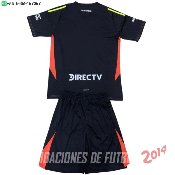 Camiseta Del Conjunto Completo River Plate Ninos Portero 2024/2025 Negro