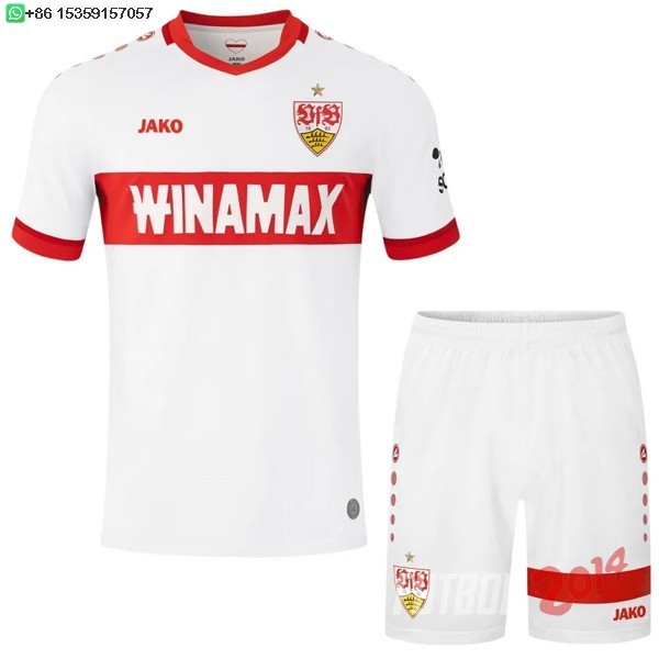 Camiseta Del Conjunto Completo Stuttgart Nino Primera 2024/2025