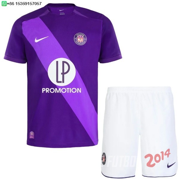Camiseta Del Conjunto Completo Toulouse Nino Primera 2024/2025