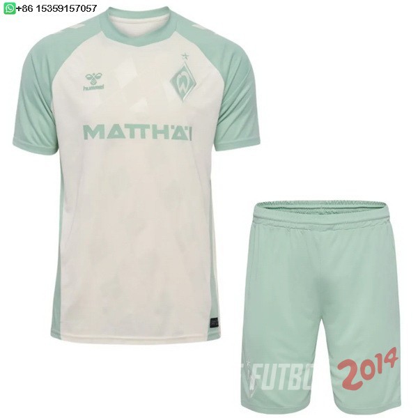 Camiseta Del Conjunto Completo Werder Bremen Ninos Segunda 2024/2025