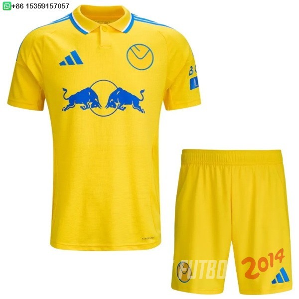 Camiseta Del Conjunto De Hombre Leeds United Segunda 2024/2025
