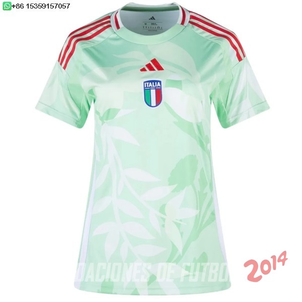 Camiseta Del Mujer Italia Segunda 2025