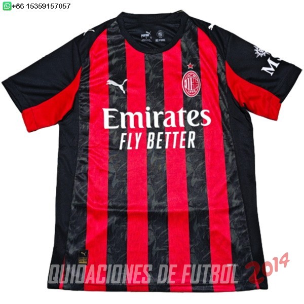 Tailandia Camiseta Del AC Milan Primera Concepto 2025/2026