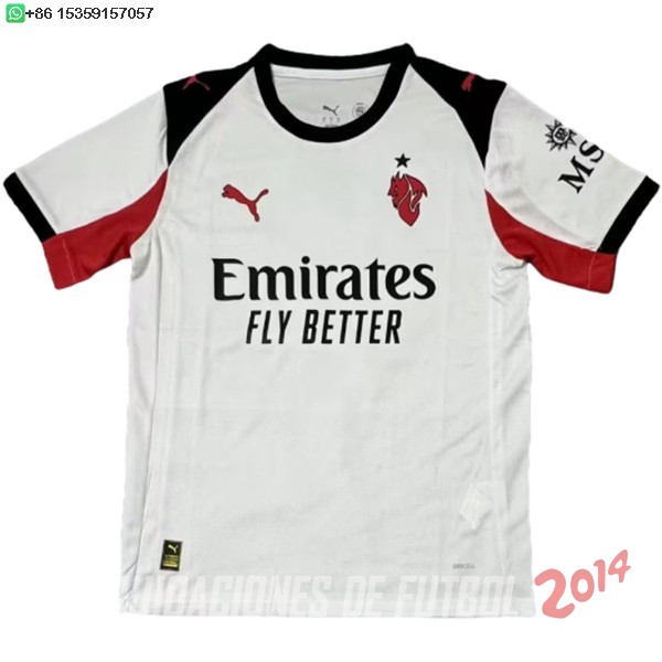 Tailandia Camiseta Del AC Milan Segunda Concepto 2025/2026