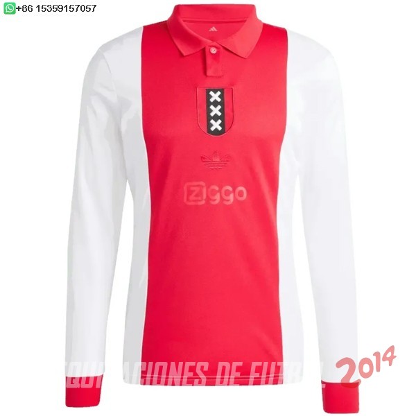 Tailandia Camiseta Del Ajax 2025/2026 Especial Manga Larga Rojo