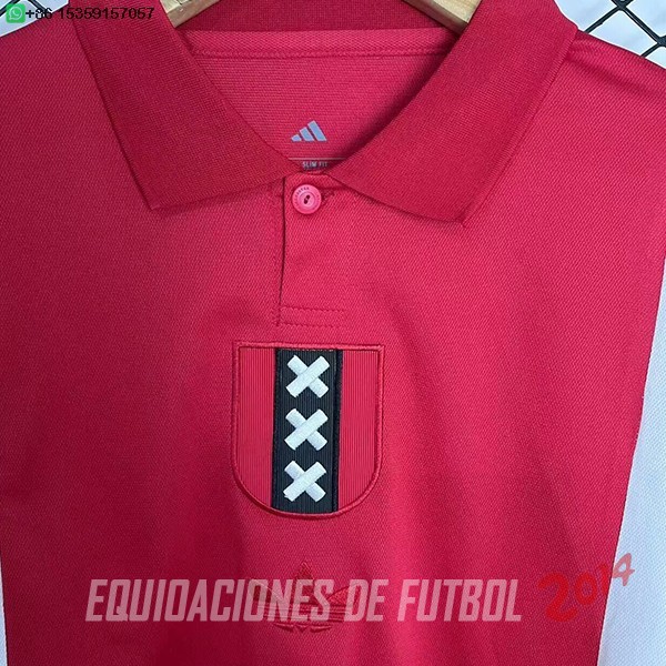Tailandia Camiseta Del Ajax 2025/2026 Especial Manga Larga Rojo