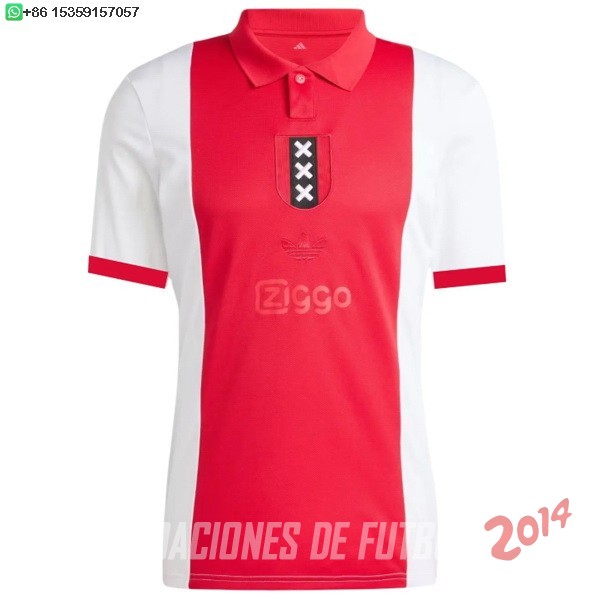 Tailandia Camiseta Del Ajax Especial 2025/2026 Rojo Blanco