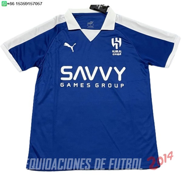 Tailandia Camiseta Del Al Hilal Saudi FC Especial 2024/2025 Azul