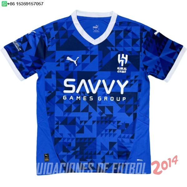 Tailandia Camiseta Del Al Hilal Saudi FC Primera 2024/2025