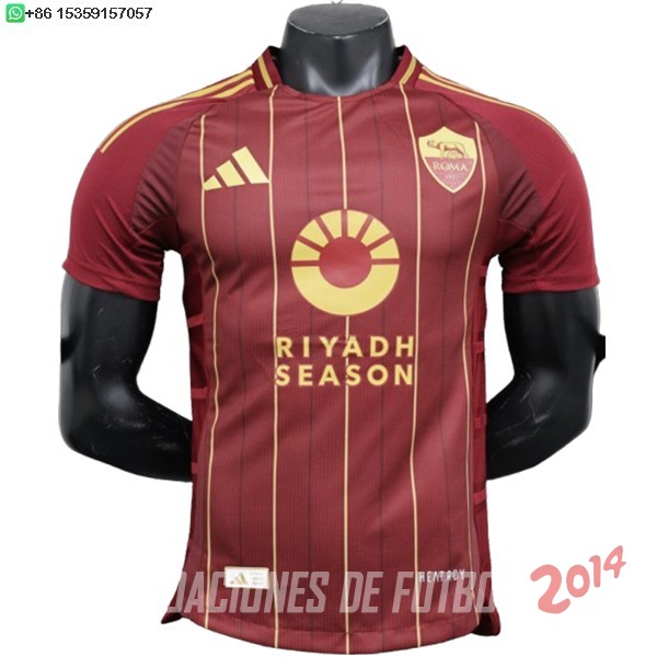 Tailandia Camiseta Del As Roma Primera Jugadores 2024/2025