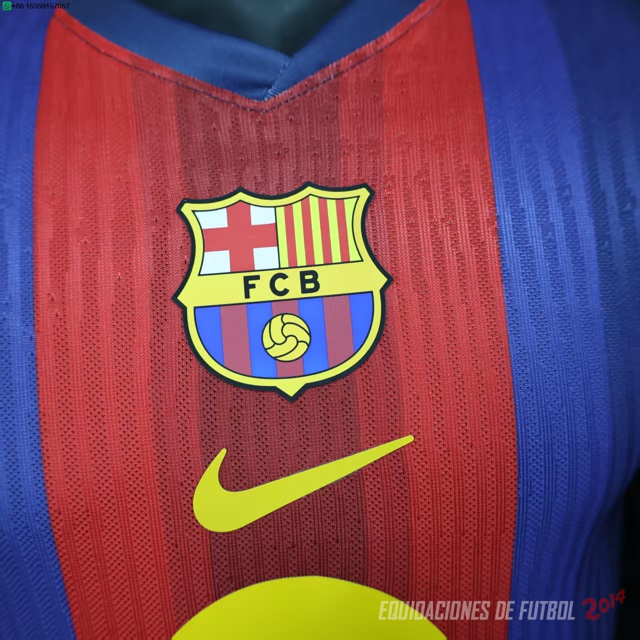 Tailandia Camiseta Del Barcelona Especial Jugadores 2025/2026 Azul Rojo