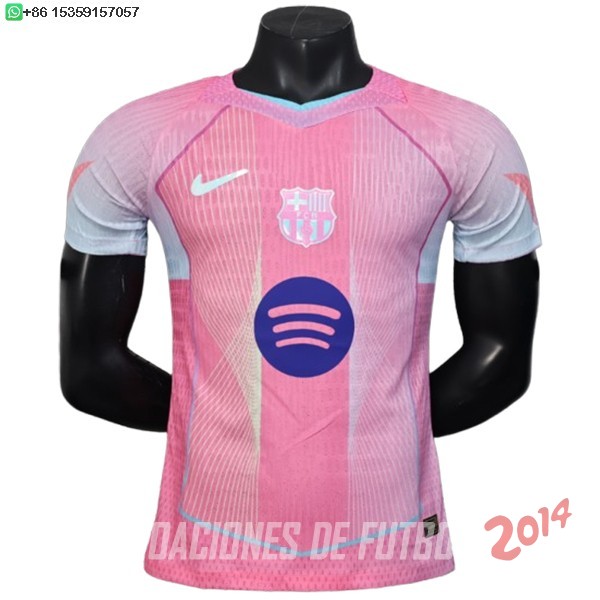 Tailandia Camiseta Del Barcelona Especial Jugadores 2025/2026 Rosa