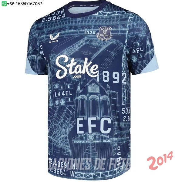 Tailandia Camiseta Del Everton Especial 2025/2026 Azul