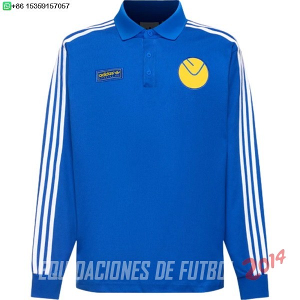 Tailandia Camiseta Del Manga Larga Leeds United Especial 2024/2025 Azul