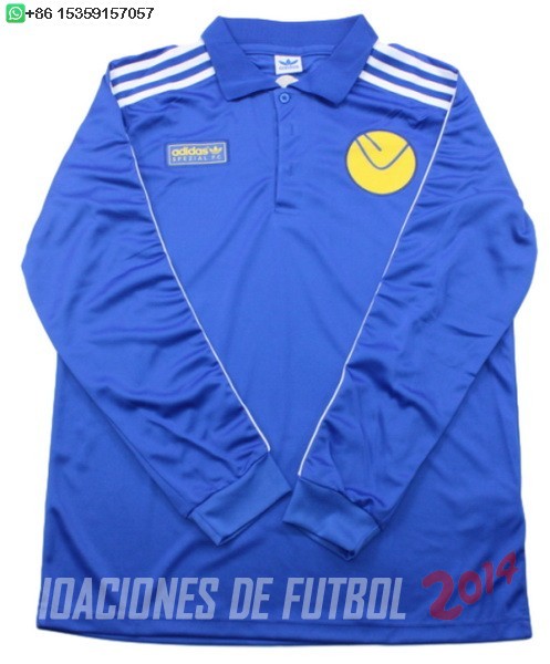 Tailandia Camiseta Del Manga Larga Leeds United Especial 2024/2025 Azul