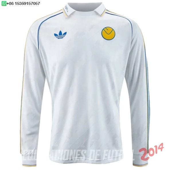 Tailandia Camiseta Del Manga Larga Leeds United Especial 2024/2025 Blanco