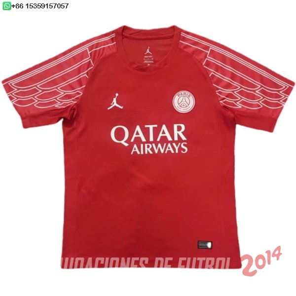 Tailandia Camiseta Del Paris Saint Germain Portero 2024/2025 Rojo