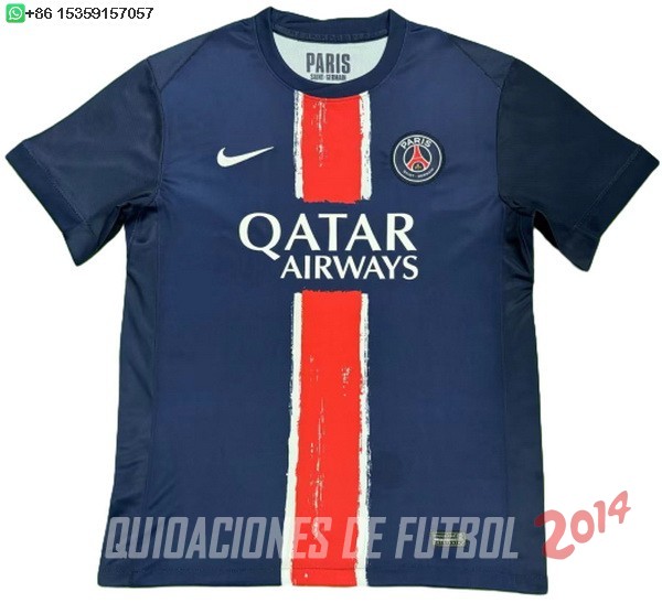 Tailandia Camiseta Del Paris Saint Germain Primera 2024/2025